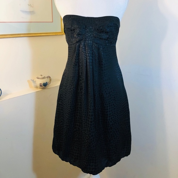 White House Black Market Dresses & Skirts - WHBM Black Silk Dress Strapless Size 2